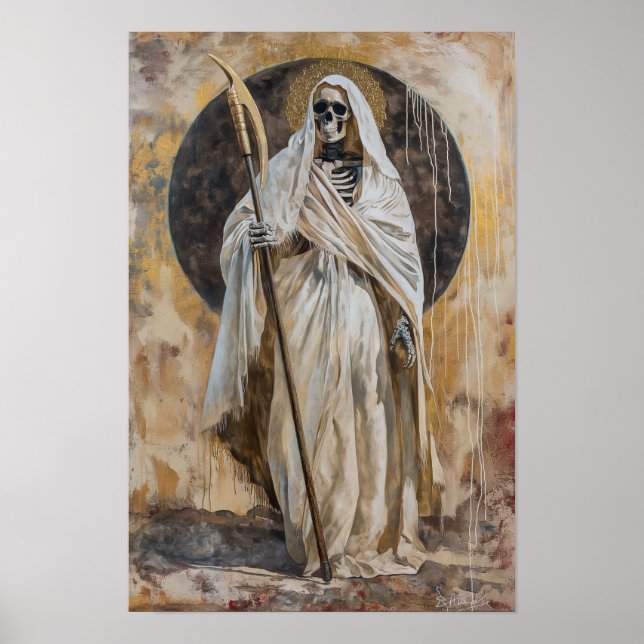 Santa Muerte Divine Guidance & Protection Poster (Vorne)