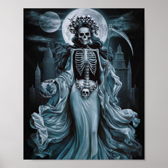 Santa Muerte in der Toten Stadt Poster (Vorne)