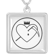 Santa Muerte Magick True Love Siegel Necklace