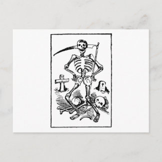 Santa Muerte, Mexican Grim Sensenmann c. Anfang de Feiertagspostkarte