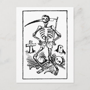 Santa Muerte, Mexican Grim Sensenmann c. Anfang de Postkarte
