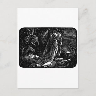 Santa Muerte (Mexican Grim Sensenmann) Feiertagspostkarte