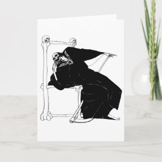 "Santa Muerte" (Mexikanischer Grimischer Sensenman Feiertagskarte