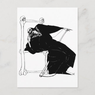 "Santa Muerte" (Mexikanischer Grimischer Sensenman Postkarte