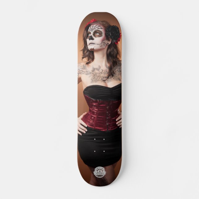 Santa Muerte Skateboard (Vorderseite)