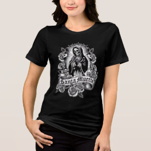 Santa Muerte Tri-Blend Shirt
