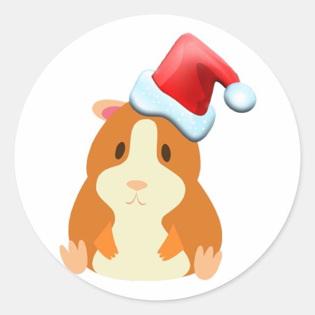 Santa Muffin Stickers (Vorderseite)