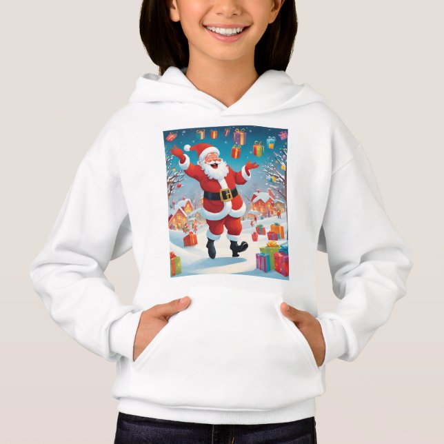 Santa n Christmas Hoodie (Vorderseite)