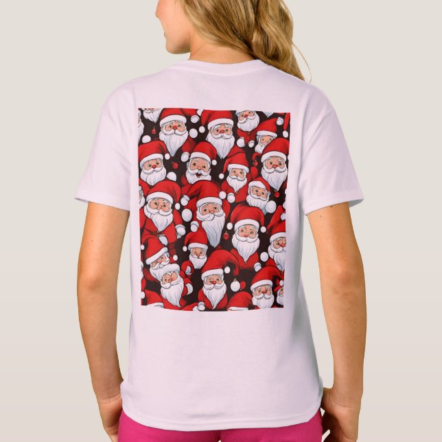 Santa n Reindeer T-Shirt (Rückseite)