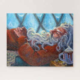 "Santa Napping" Jigsaw Puzzle
