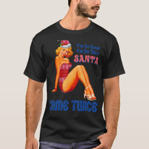 Santa Naughty ist der neue nette Erwachsene Joke M T-Shirt