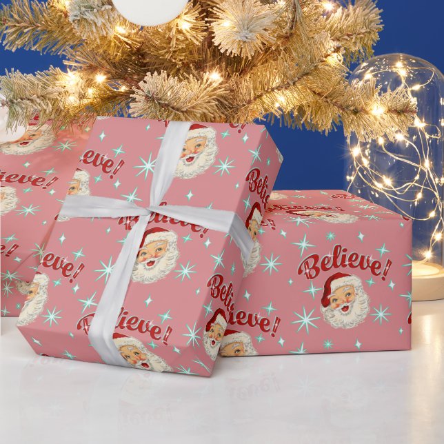 Santa Nein, 6 Glauben Geschenkpapier (Feiertage)