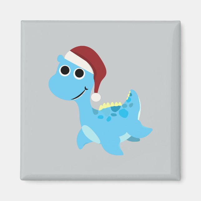 Santa Nessie Magnet (Vorne)