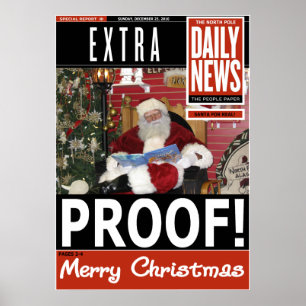 Santa News Poster