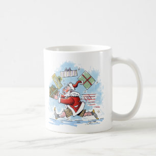Santa Nicht vorbereitet links Tasse