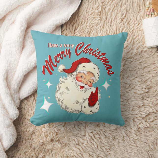 Santa No 4 Merry Christmas Kissen (Decke)