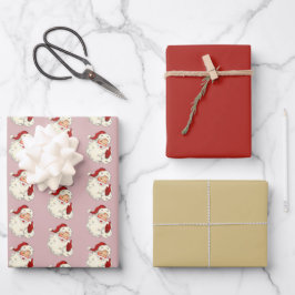 Santa No. 4 Packpapier Sheets Geschenkpapier Set