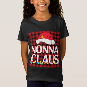 Santa Nonna Claus Familie Weihnachten Pajama Buffa T-Shirt