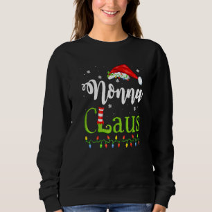 Santa Nonna Claus Weihnachts-Matching-Familie Sweatshirt