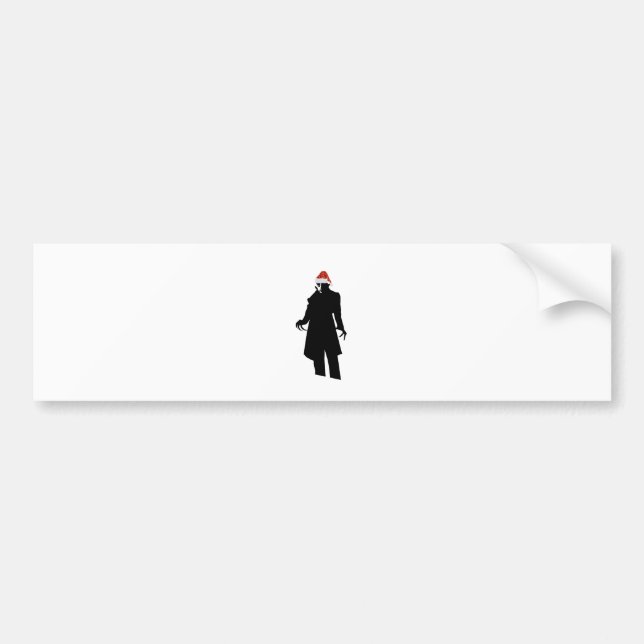 Santa nosferatu autoaufkleber (Vorne)