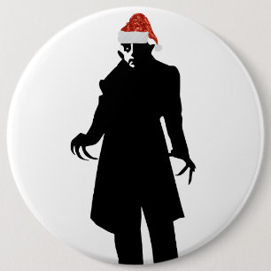 Santa nosferatu button