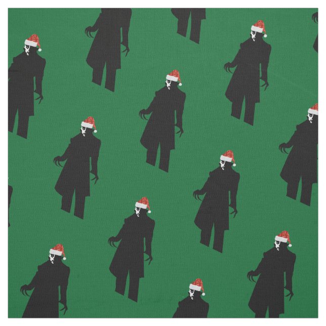 Santa nosferatu Weihnachtsstoff Stoff (Muster)