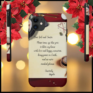 Santa Note Peace & Funny No Crafts Anfrage Case-Mate iPhone Hülle