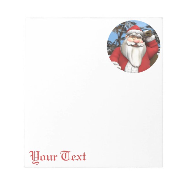Santa Notizblock (Vorderseite)