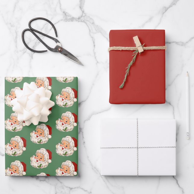 Santa Nr. 1 Geschenkpapier Set (Vorderseite)