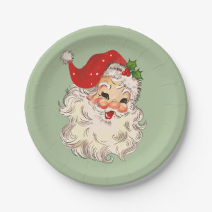 Santa Nr. 3 Papierplatte Pappteller