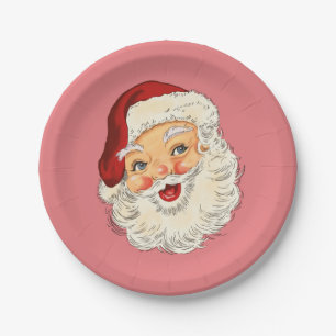 Santa Nr. 6 Papierplatte Pappteller