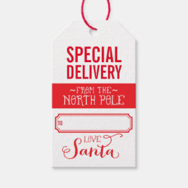 SANTA OFFIZIELL LIEFERANTEN Special Geschenkanhänger