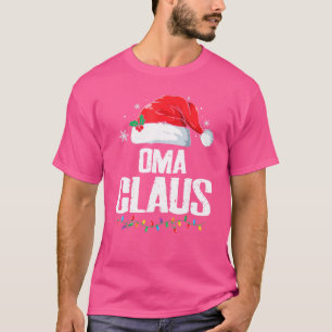 Santa Oma Claus Weihnachts-Matching-Familie T-Shirt