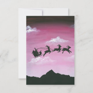 Santa Over Aoraki Mount Cook