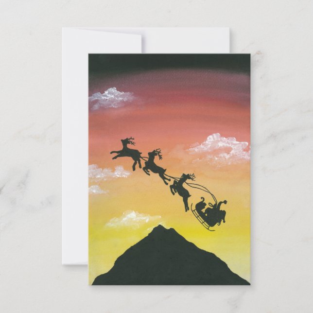 Santa Over Mount Taranaki (Vorderseite)