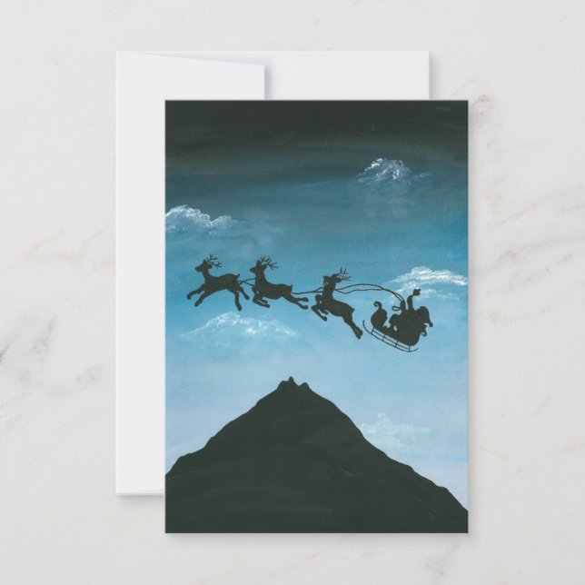 Santa Over Mount Taranaki (Vorderseite)