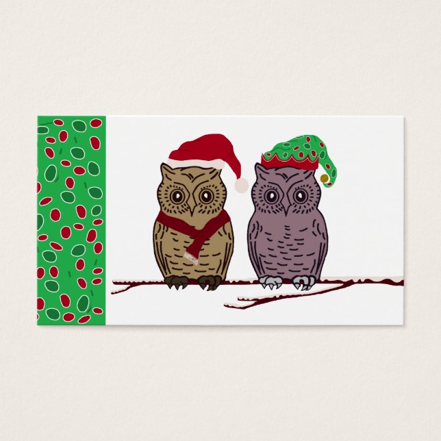 Santa Owl and Elf Owl Letter of Santa (Vorderseite)