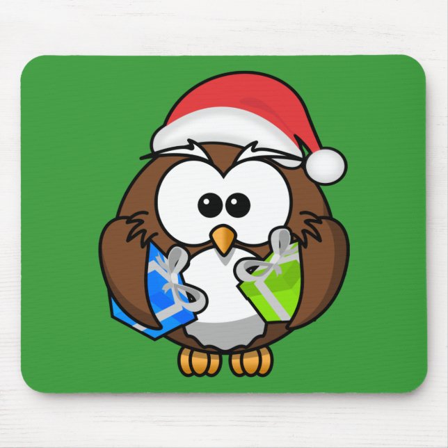 SANTA OWL MOUSEPAD (Vorne)