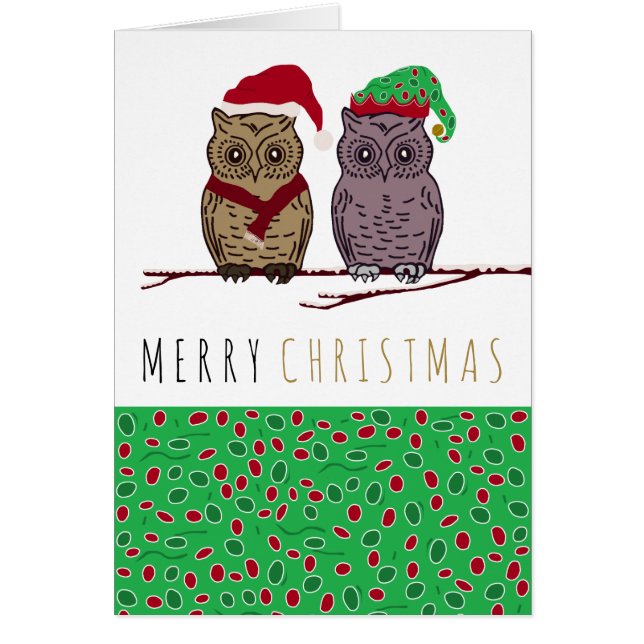 Santa Owl und Elf Owl (Vorne)
