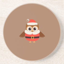 Santa Owl Untersetzer