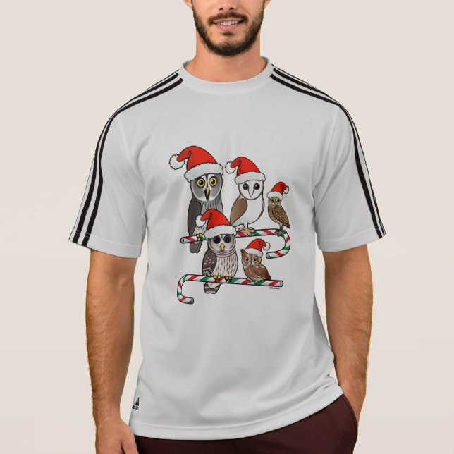 Santa Owls T-Shirt (Vorderseite)