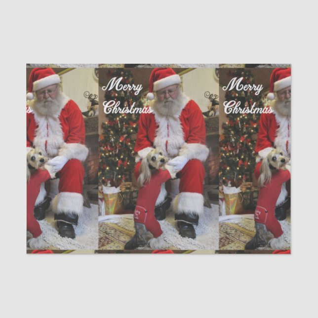 Santa Paare Seidenpapier (Vorderseite)