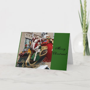 Santa Parade Christmas Card Feiertagskarte