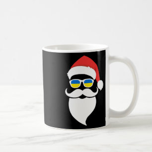 Santa Patriotische Ukraine Sungles Weihnachten Kaffeetasse