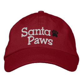 SANTA PAWS Cap Bestickte Kappe