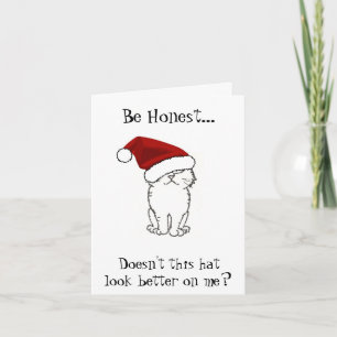 Santa Paws Card Feiertagskarte