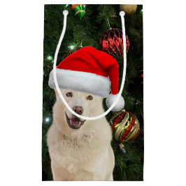 Santa Paws - Crystal the Husky Dog Weihnachten Kleine Geschenktüte