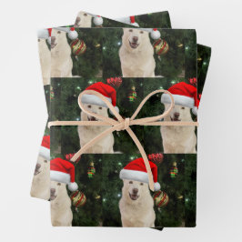 Santa Paws - Crystal the Husky Geschenkpapier Set