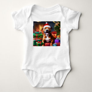 "Santa Paws: Eine Feierliche Überraschung für die Baby Strampler