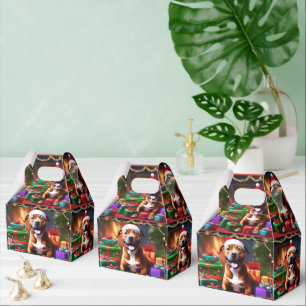 "Santa Paws: Eine Feierliche Überraschung für die Geschenkschachtel